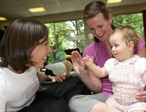 A TinyTalk baby signing class
